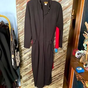 Virgo II Vintage 1970-80’s gold button dress